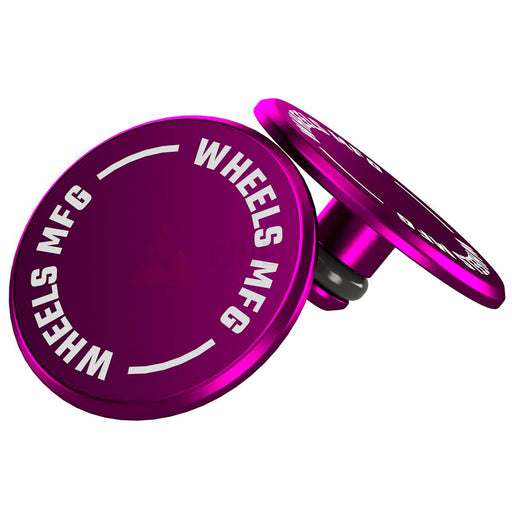 Wheels Mfg Thru-Axle Cap Set - Purple
