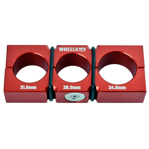 Wheels Mfg Vice Shaft Clamp, Dropper Seat Posts, Red