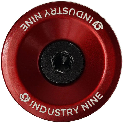 Industry Nine Ultra Light Aluminum Top Cap, Red