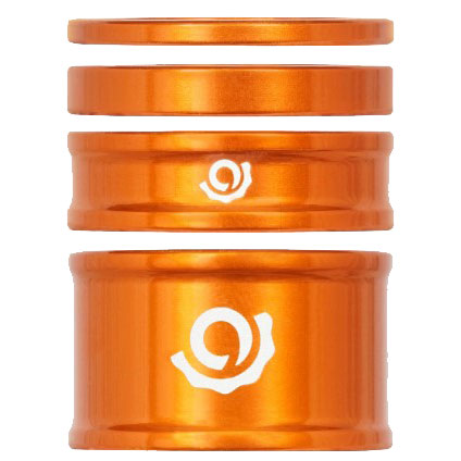 Industry Nine Headset Combo Spacer Kit, 1-1/8", Set/4, Orange