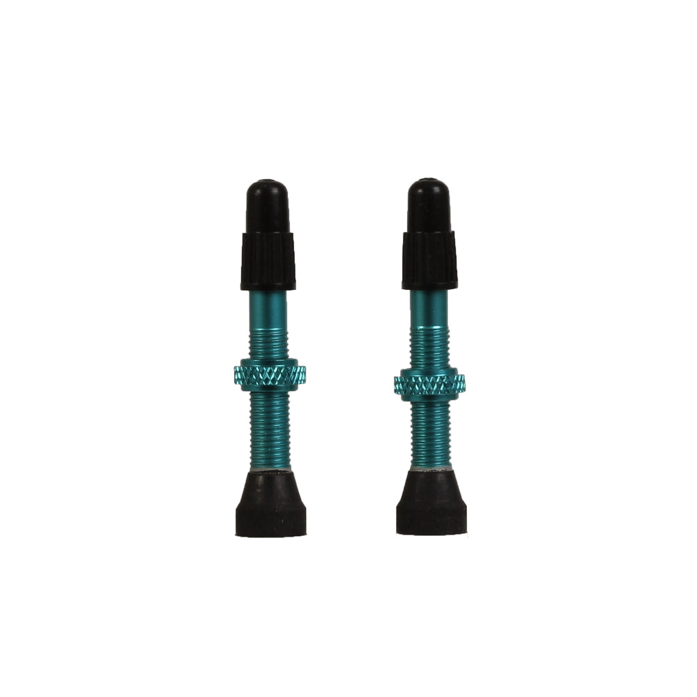 Industry Nine Tubeless Presta Valve Stem, 40mm (Pair) - Turquoise