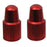 Yokozuna Alloy valve cap, Presta, red - pair