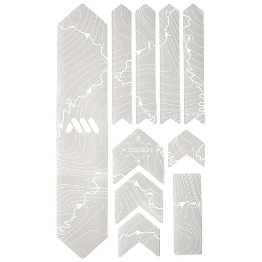 All Mountain Style Extra Honeycomb Frame Guard, Tracks White